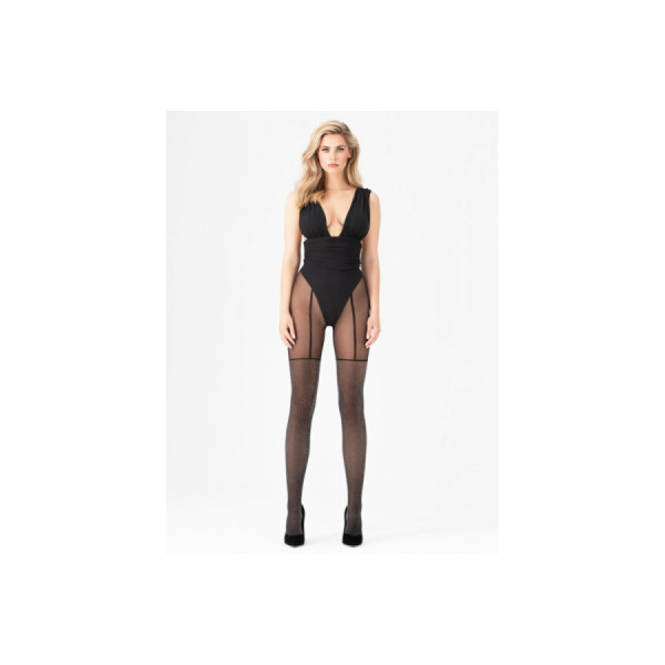 Stardust 40 den - noir paiellettes